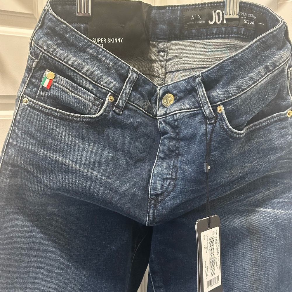 A/X Armani Exchange Women's Dark Blue Skinny Jeans